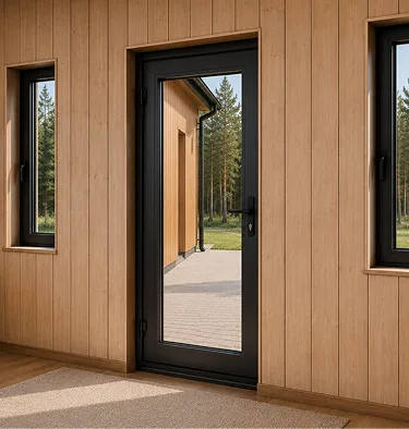 Входная ПВХ дверь